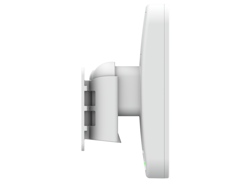 Een afbeelding op Ligowave.nl waarop de zijkant van een LigoDLB Propeller 5 te zien is welke een Outdoor Access Point van 5GHz met een draaiende 15dBi antenne voor PtP en PtMP verbindingen is.