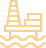 Een afbeelding van een icoon op Ligowave.nl waarop een booreiland staat wat aangeeft dat een draadloze netwerkverbinding voor olieplatformen geregeld kan worden.
