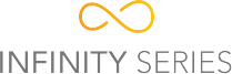 Een afbeelding van een logo op Ligowave.nl van de Infinity Access Point serie die gebruikt wordt voor Indoor Wi-Fi netwerken.
